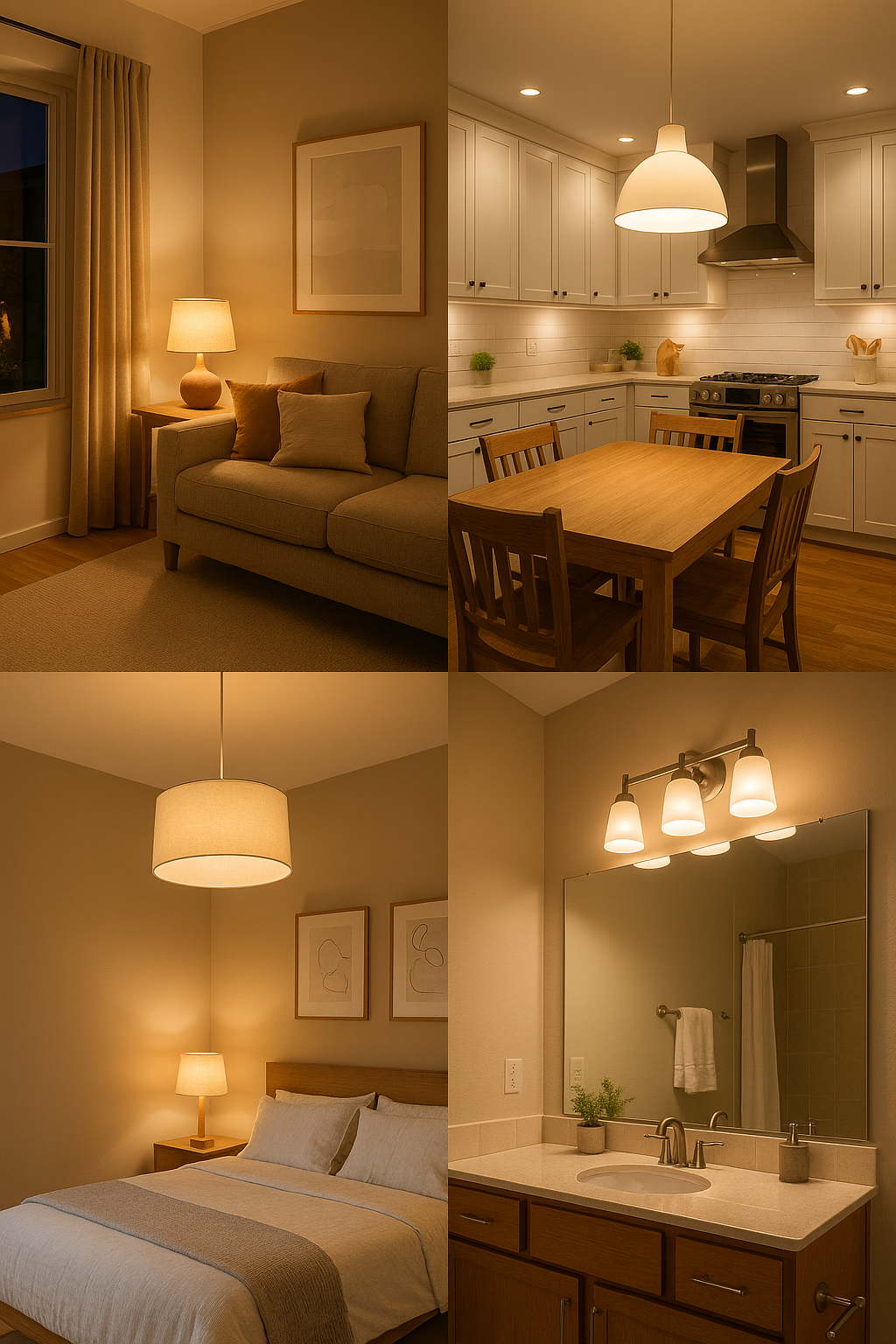 Iluminação ideal para cada cômodo da casa
