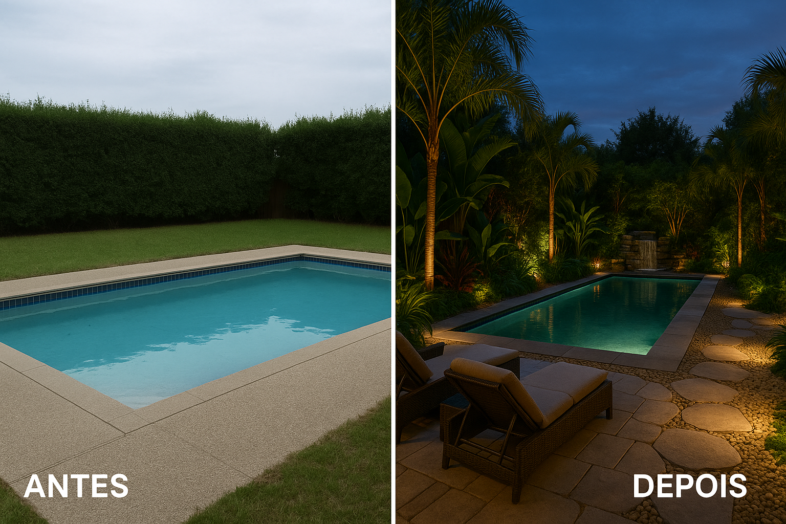 Transformando sua piscina em um oásis residencial